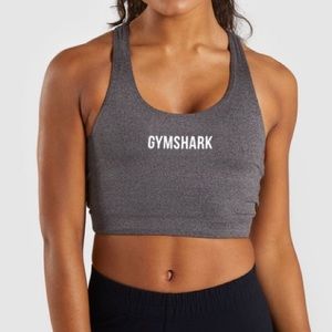 Gymshark Ark sports bra/crop top in gray